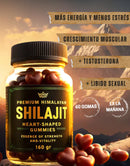 Gomas Shilajit: Energía y claridad mental al instante, vitalidad que dura 🔋💪🏼🤸