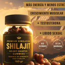 Gomas Shilajit: Energía y claridad mental al instante, vitalidad que dura 🔋💪🏼🤸