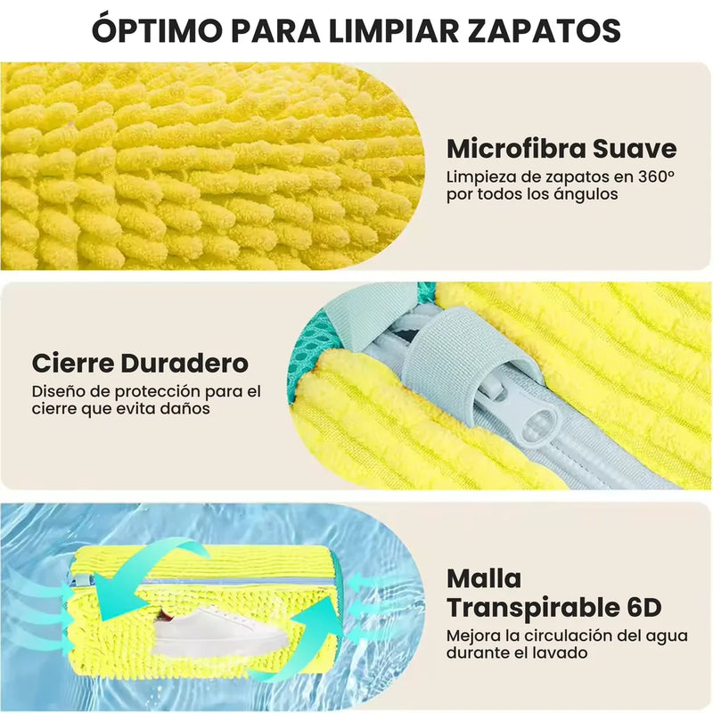 ⚡ ZapaWash™ Bolsa para Lavado de Zapatos en Lavadora ✅