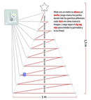 Árbol navidad de Pared + Luces